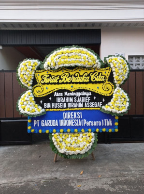 Papan Bunga Duka di Tanjunganom